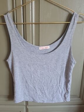 Classic Light Gray Scoop Neck Women's Tank Top